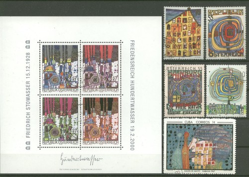 Gemälde kunst hundertwasser - gemälde,,