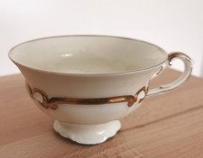 Kaffeetassen Zeh Scherzer Bavaria Goldrand 30er Jahre 50 Jahre Jubiläum Vintage