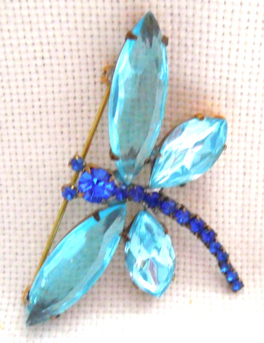 Strass brosche libelle - strass, ---libelle-