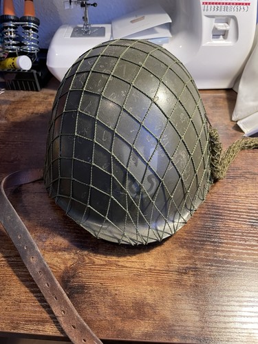 Stahlhelm polen mit netz - stahlhelm,