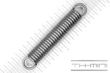 Zug-Feder 4mm Haken Öse