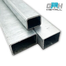 Rechteckrohr verzinkt Stahlrohr Stahl feuerverzinkt Hohlprofil Rohr Pfosten Zaun