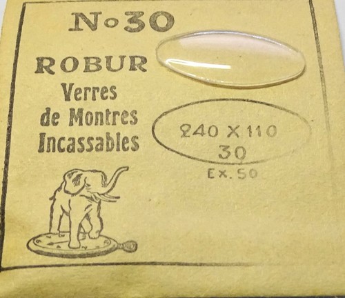 Verre uhr oval - verre, x
