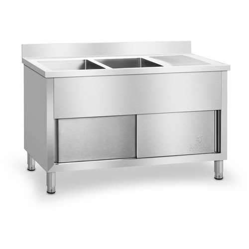 Spülschrank edelstahl doppel - spülschrank,