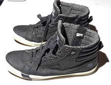 Dockers Herren Schuhe Originals grau gefüttert Reißverschluss Schnürer Größe 43