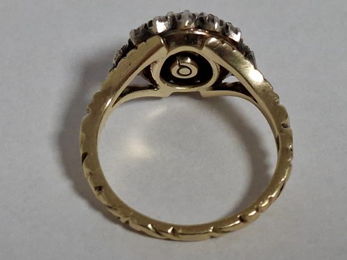 Ring gold 585 mit diamantrose - gold,