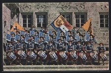 Urach / Luftkurort, Das Fanfarenzug-Orchester, Ansichtskarte 