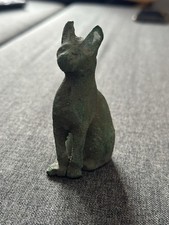 BRONZE RARE ANTIQUE ANTIQUE EGYPTIAN Bastet Cat Bast Egyptian pharaoh
