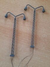 3x Gittermastlampe zweiflammig