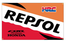 Repsol Honda HRC Motorcycle Racing USA 150 cm Fahne Flagge Banner