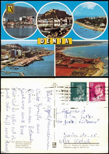 Postale dénia denia mehrbild - postale,