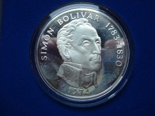 20 Balboas Simon Bolivar 1974
