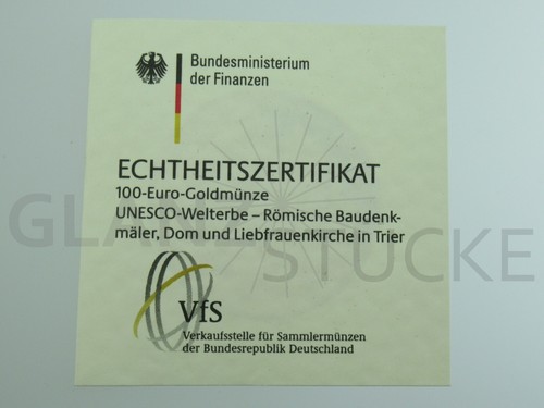 100 euro goldmünze 2009 - 100,