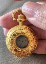 Taschenuhr Gelbgoldfarben