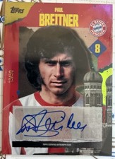 Topps FC Bayern München Team Set 2024/25 Paul Breitner 13/50 Autograph Auto