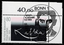 Bund MiNr. 1178 Eckrand oben