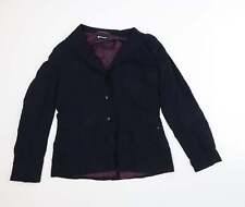 National Damen schwarze Jacke Blazer Größe 12