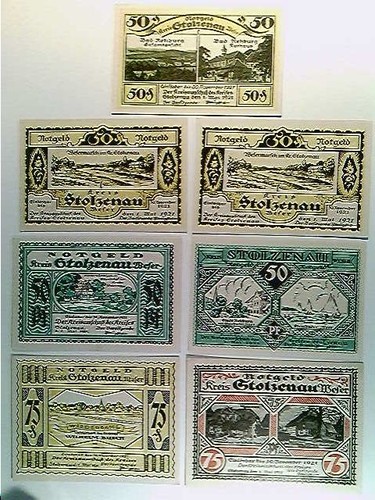 Notgeld stolzenau weser - notgeld, 5x