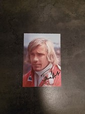 AK Autogramm Autogrammkarte Motorsport  Formel 1 James Hunt verstorben 