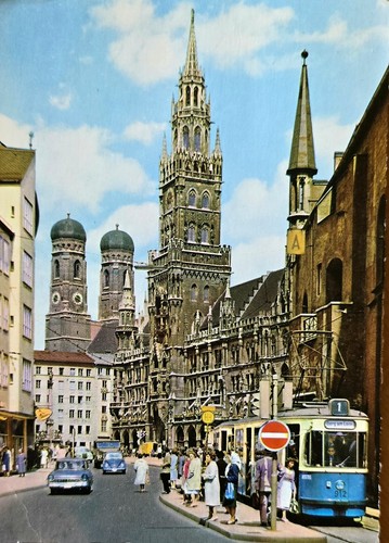 München marienplatz - ak,