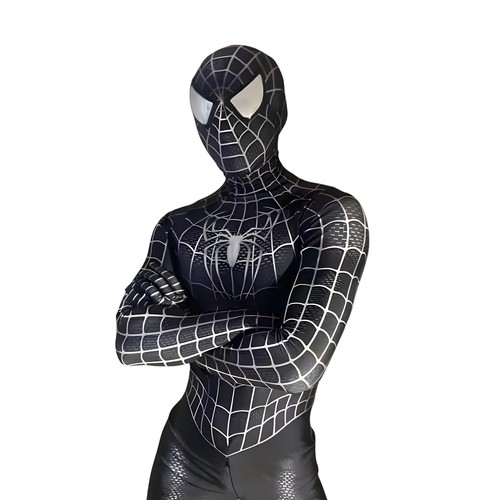 Black spider hero cosplay - black,