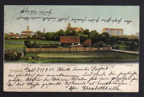 92137 freystadt kirche - ak,