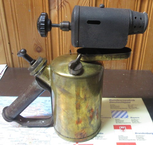 Antike benzin lötlampe - antike,
