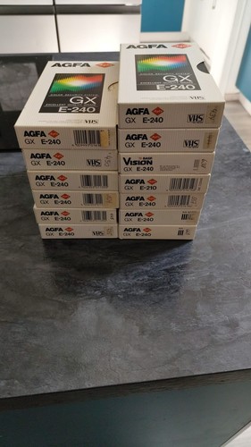 Vhs leerkassetten konvolut - vhs,