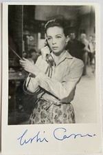 Leslie Caron signiert Film Karte Original Unterschrift Signatur Autogramm
