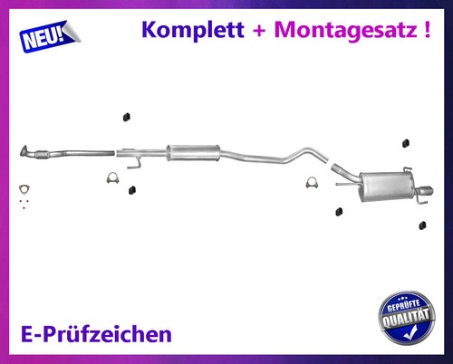 Auspuffanlage für opel tigra - für,