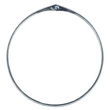 Hochwertiger Stahl-Warenring mit Verschluss - Schlüsselring – 93 mm