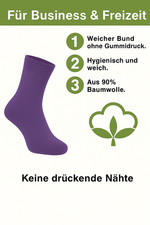 12 Paar Socken Schwarz Herren