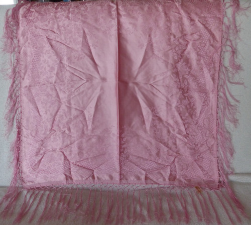Trachtentuch,Rose,61x61cm+14cm