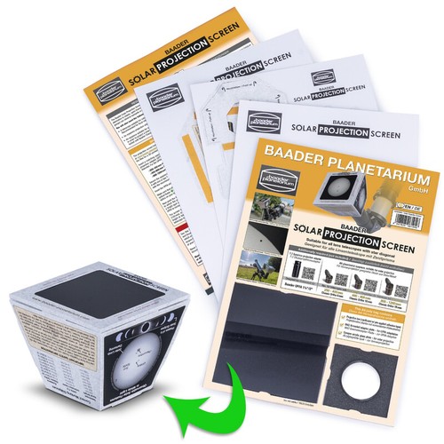 Baader solar projection - solar, screen