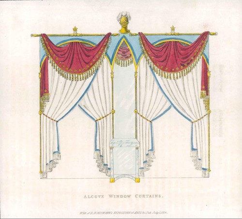 1820 antike aquatinta - um,