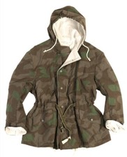 Deutsche Wehrmacht Wh Wk2 Winter Wendejacke Splinter Schneetarn Repro Gr 58