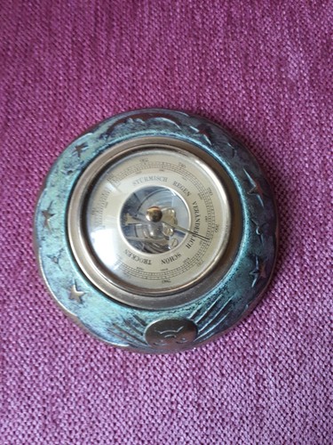 Barometer kupfer 60er jahre - barometer,