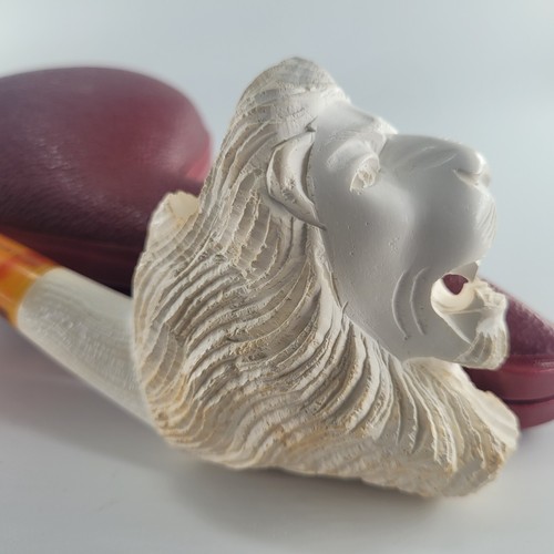 Xlarge lion meerschaumpfeife - xlarge,