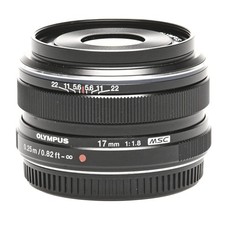 Olympus M.ZUIKO DIGITAL 17mm/1,8 (schwarz) Objektiv