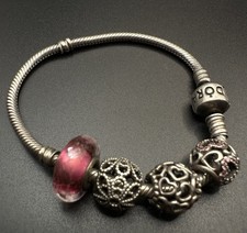 Pandora Armband 4 Charms