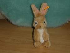 Spielsachen / Sofftiere Steiff Hase Meiko 080272 ca. 16 cm – beige