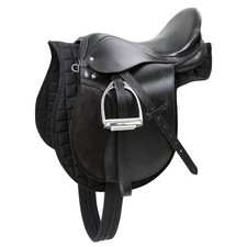 KERBL Schwarz Pony Sattelset
