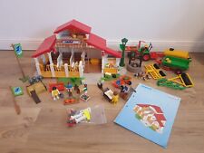 Playmobil Reiterhof 4190 plus weiteres Zubehör, Trecker etc, siehe Bilder