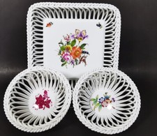 HEREND  3 x Flechtschale