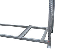 2x Tiefenauflage für Palettenregaltiefe 1100 mm Tiefensteg Regalauflage verzinkt