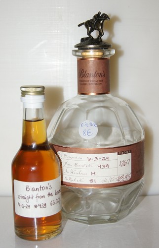 Flaschenrest 10cl blanton - flaschenrest, blanton´s