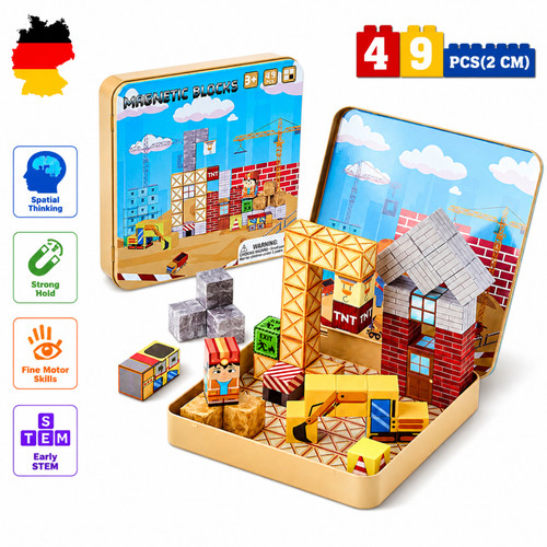 Magnetische bausteine set - magnetische,