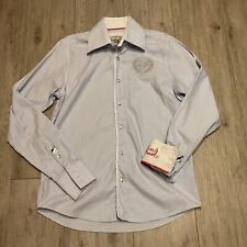 Camp David Limited Edition Langarm Hemd hellblau Gr. M 100% Baumwolle Disinger