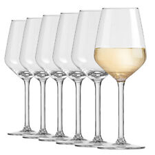 6 x Weißweingläser edele Weingläser Weinglas Gläser Set Glas Klar Modern bauchig