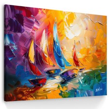 Leinwand Bild Abstrakt Bunt